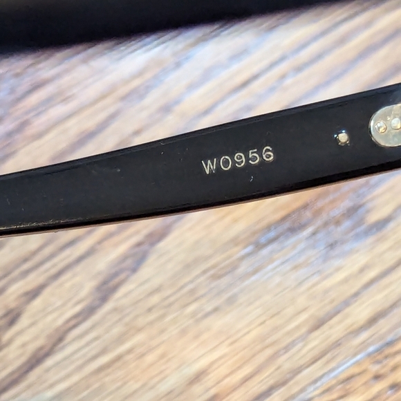 Vintage Ray-Ban Sunglasses Black Plastic Frames W0956 - Picture 8 of 12